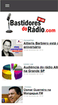 Mobile Screenshot of bastidoresdoradio.com